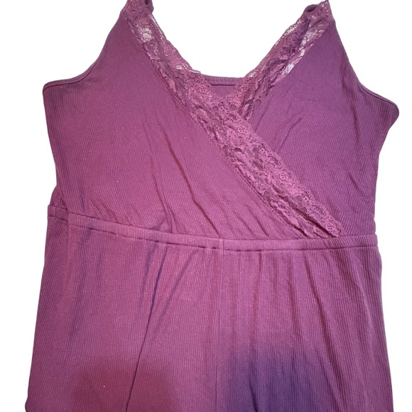 Torrid Super Soft Lace Purple Babydoll sleepwear lingerie - Picture 3 of 7
